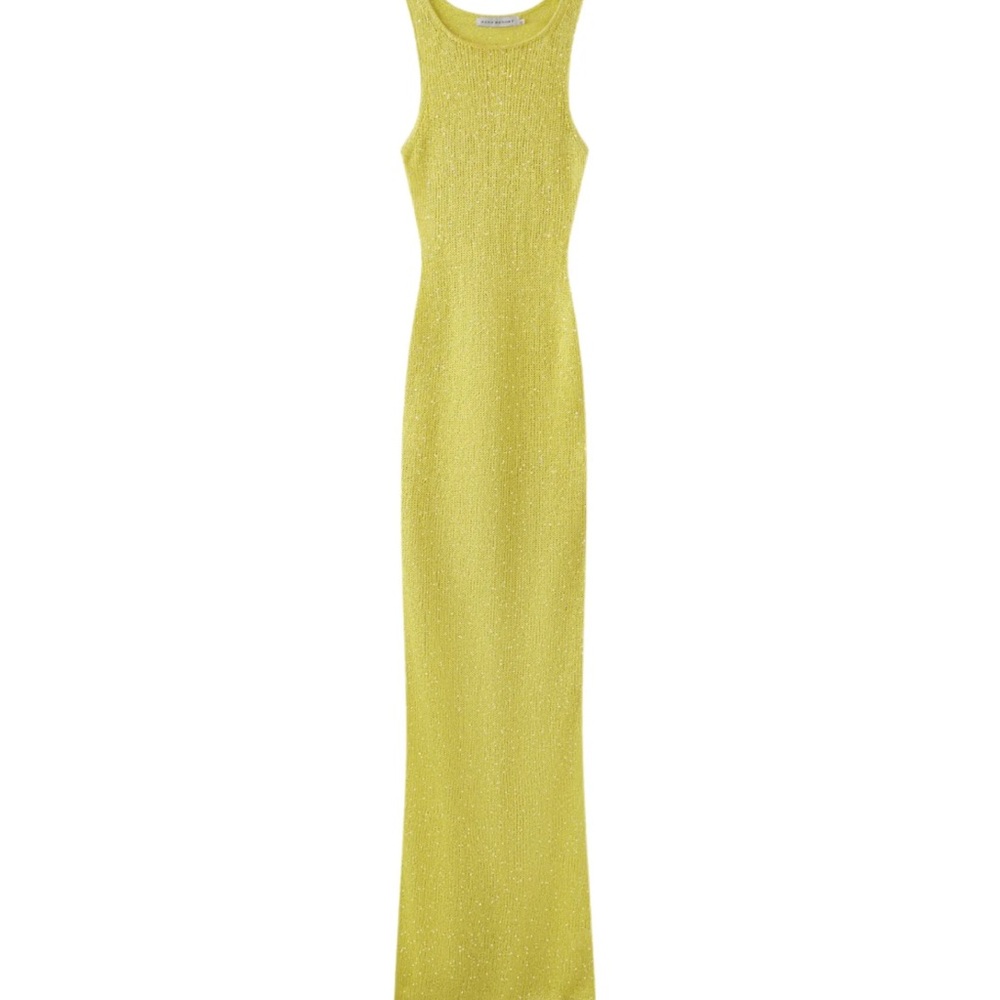 Asta Resort Natalia Sparkle Maxi Dress in Green